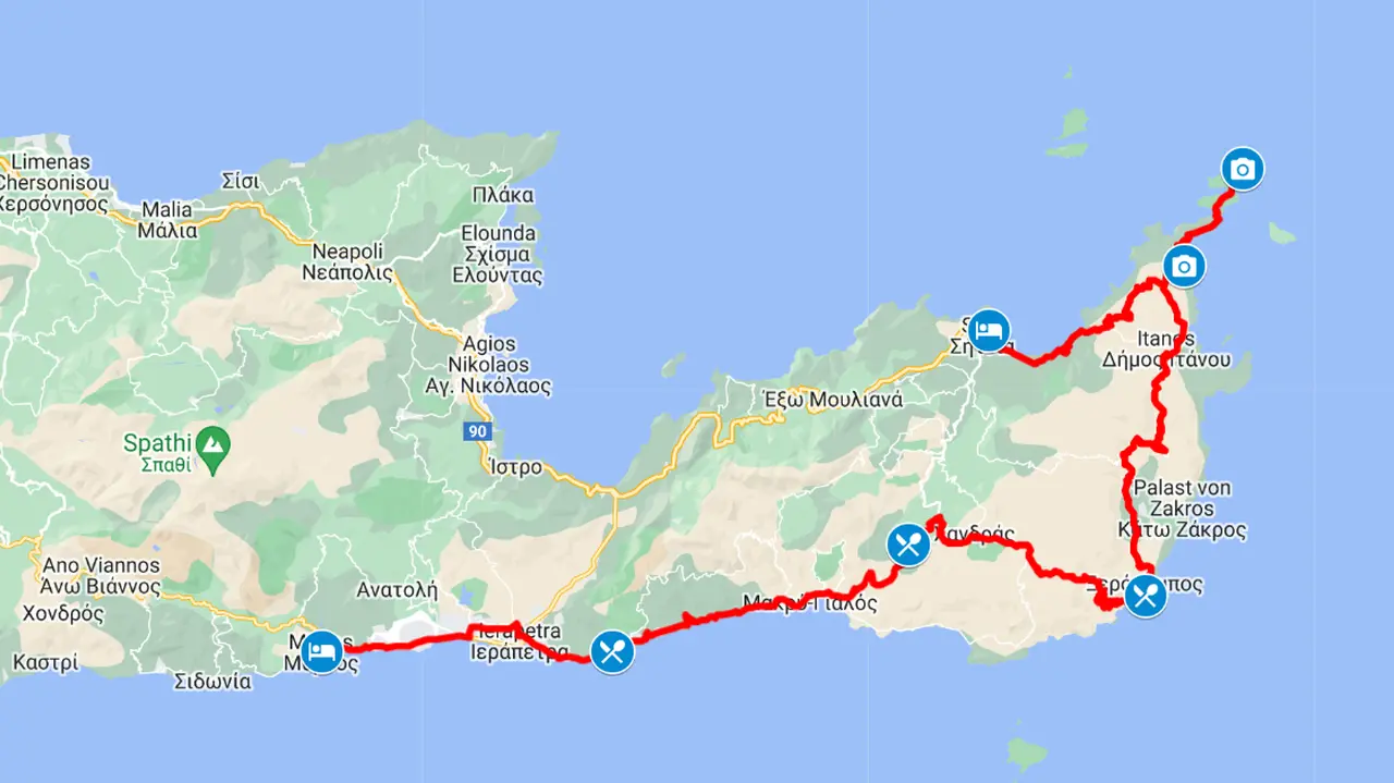 Tag 7: Entlang der Ostseite bis nach Sitia