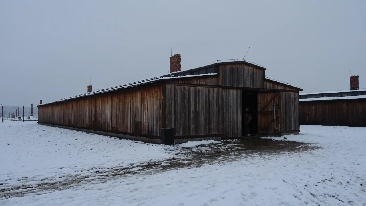 Unterkunfts-Baracken Auschwitz-Birkenau